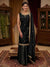 Elegant Embroidered Sleeveless Kurta Palazzo Set with Dupatta