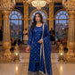 Elegant Ivory Silk Embroidered Suit with Embroidered Dupatta – Festive & Wedding Wear\