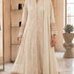 Elegant Chiffon Embroidered Maxi Dress – 3 Piece Formal Suit for Women
