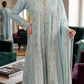 Elegant Chiffon Embroidered 3 Piece Frock – Luxury Formal Wear for Women