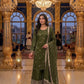 Elegant Ivory Silk Embroidered Suit with Embroidered Dupatta – Festive & Wedding Wear\
