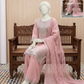Elegant Party Wear Chiffon Embroidered Dress with Chiffon Palazzo & Matching Dupatta – 3 Piece Stitched Dress