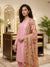 3 Piece Stitched Rao Silk Suit with Heavy Embroidered Organza Dupatta & Farshi Shalwar – Elegant Festive Wear