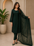 Designer Chiffon Long Shirt with Delicate Hand Embellishments