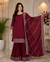 Elegant Chiffon Mirror Work Garara Set