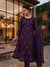 Elegant Chiffon Embroidered Frock with Dupatta – Lightweight Festive Wear