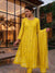 Elegant Chiffon Embroidered Frock with Dupatta – Lightweight Festive Wear