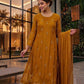 Elegant Chiffon Embroidered Frock with Dupatta – Lightweight Festive Wear